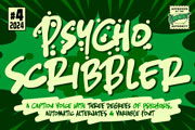 Psycho Scribbler font