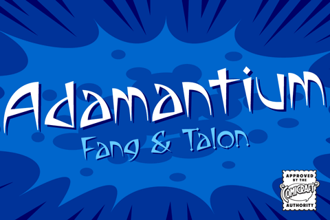 Adamantium font