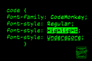 Code Monkey Constant font