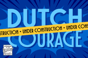 Dutch Courage font